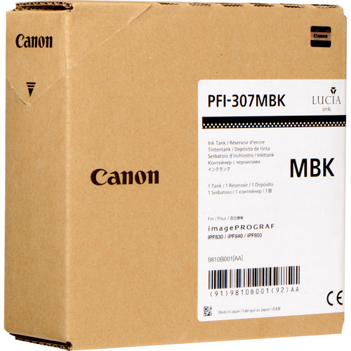 Картридж Canon PFI-307MBK (Original)