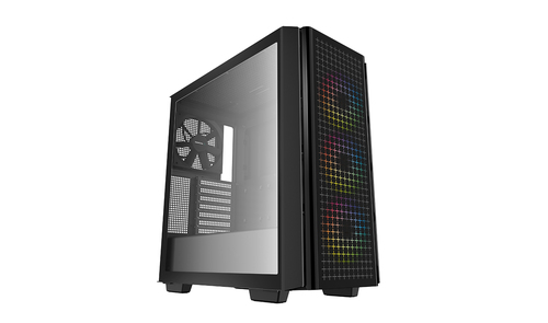 Корпус Deepcool CG540 R-CG540-BKAGE4-G-1, Midi-Tower, E-ATX/ATX/mATX/Mini-ITX, 3×120 мм + 1×140 мм ARGB