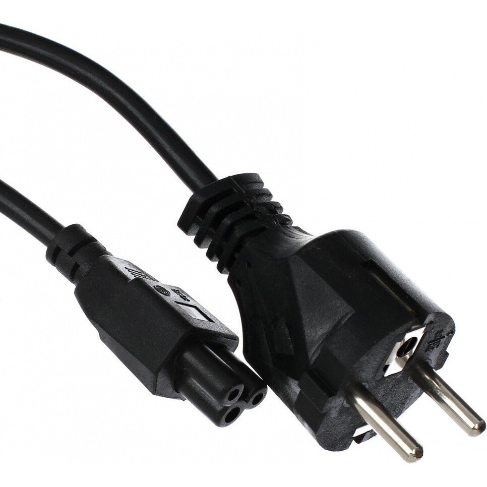 Кабель Telecom TP022-IEC320-C5/SHM-1.8-BK, питания, 1.8м, C5