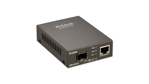 Медиаконвертор D-Link DMC-G01LC/C1A, 1×100/1000Base-T, 1×SFP