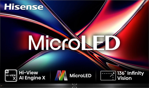 Телевизор Hisense 136MX, 136", Micro LED, 4K UHD, 120 Гц, Smart TV