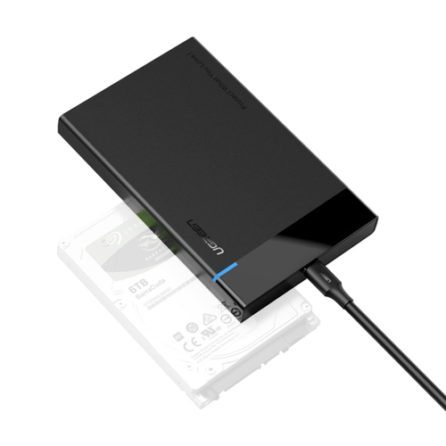 Бокс для накопителя UGREEN US221-50743, 2.5", SATA, USB-C 3.2 Gen 1