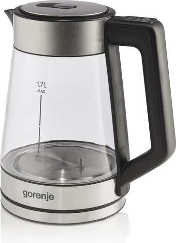Чайник электрический Gorenje K17TRG, 1.7 л, 2200 Вт, стекло, 4 настройки температуры