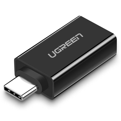 Адаптер UGREEN US173-20808, USB Type-C (папа) — USB 3.2 Gen 1 Type-A, черный