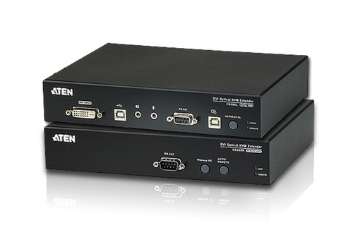 KVM-удлинитель ATEN CE690-AT-G, DVI, USB, оптика, до 20 км