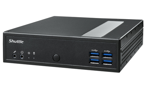 Barebone Shuttle DL30N, Intel N100, DDR5 SO-DIMM до 16 ГБ, без ОС