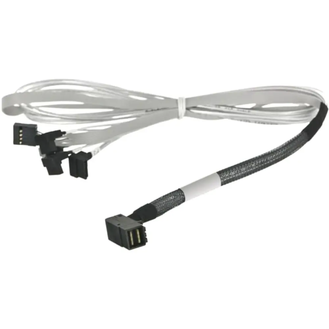 Кабель DiliVing DL36-3395, SFF-8643 — 4×SATA + SideBand, 1 м