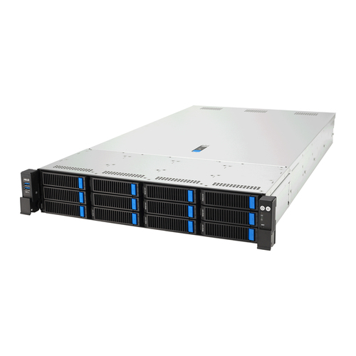 Серверная платформа ASUS RS720A-E13-RS12U, 2U, 2×SP5, 24×DDR5, 12×NVMe, 2700 Вт