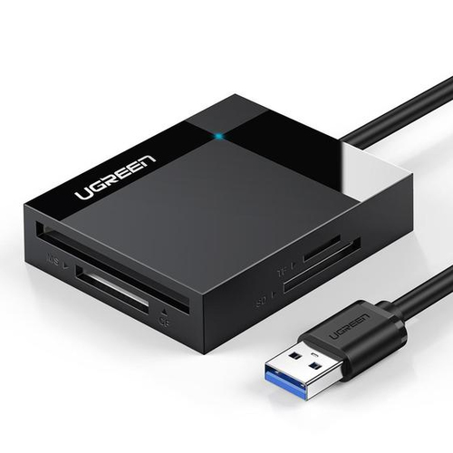Кардридер UGREEN CR125 30333, USB, CF/microSD/SD, 5120 Мбит/с