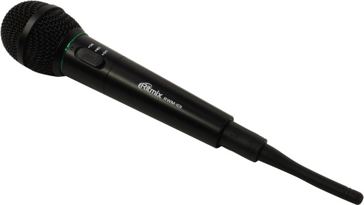 Микрофон Ritmix RWM-101, динамический, кардиоида, 100Гц–10кГц, XLR/Jack 6.3мм