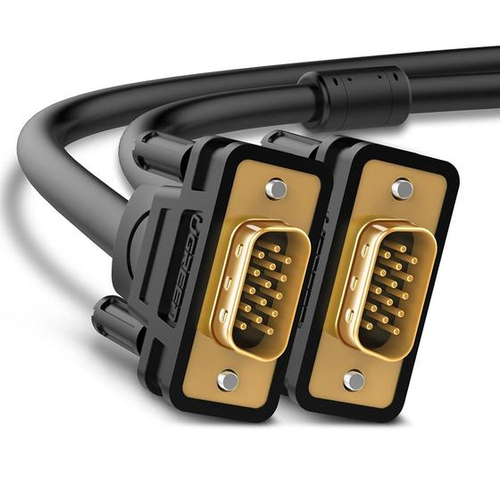 Кабель Ugreen VG101 (11631), VGA — VGA, 3 м, чёрный