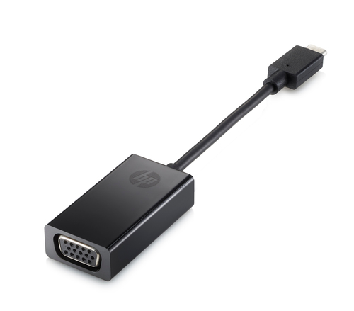Кабель-адаптер HP P7Z54AA, USB Type-C — VGA (D-Sub), 0,076 м, черный