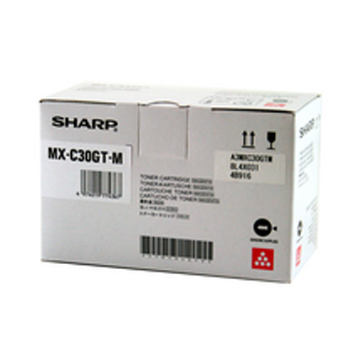 Тонер-картридж Sharp MXC30GTM, пурпурный, 6000 страниц