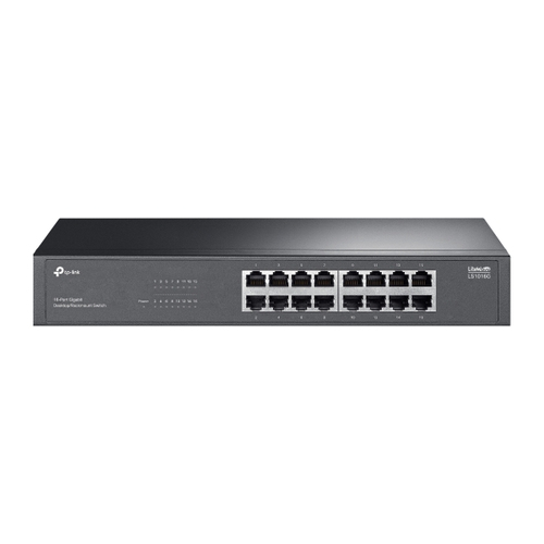 Коммутатор TP-Link LS1016G, неуправляемый, 16×1GbE, 1U