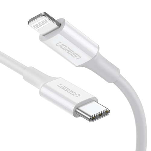 Кабель UGREEN US171 (60749), USB-C — Lightning, 2 м, 3 А