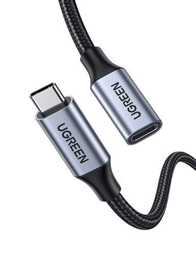 Кабель UGREEN US372 (30205), USB-C 3.2 Gen 2, 10 Гбит/с, 5 А, 1 м