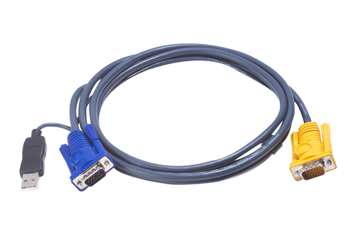KVM-кабель ATEN 2L-5205UP, PS/2-USB+SPHD, 6м