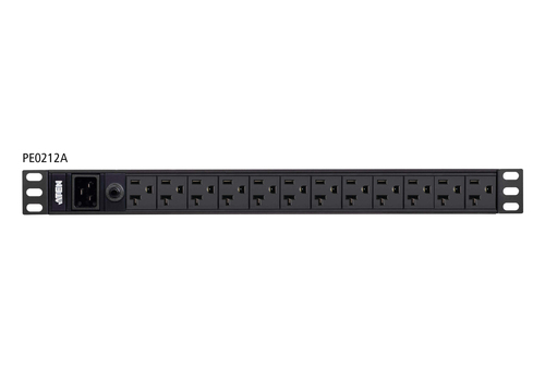 Блок распределения питания ATEN PE0212G-AT-G, Rack PDU 1U, 16 А, 12×C13, вход C20