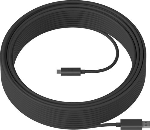 Кабель USB Logitech Strong 939-001802, USB Type-A — USB Type-C, 25 м