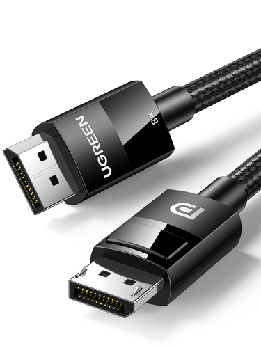 Кабель UGREEN DP114-80390, DisplayPort 1.4, 8K 7680x4320, 240 Гц, 1 м