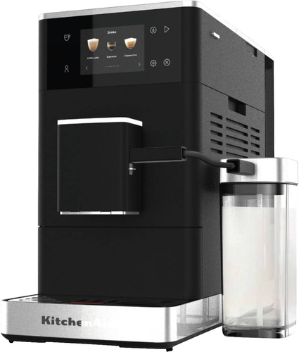 Кофеварка KitchenAid 5KES8454EBM, автоматическая, 1,8 л, 24 программы, встроенная мельница