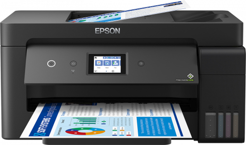 МФУ Epson C11CH96503, L14150, A3, Duplex, Net, WiFi, черный