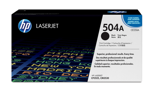 Картридж HP CE250A, черный, Color LaserJet