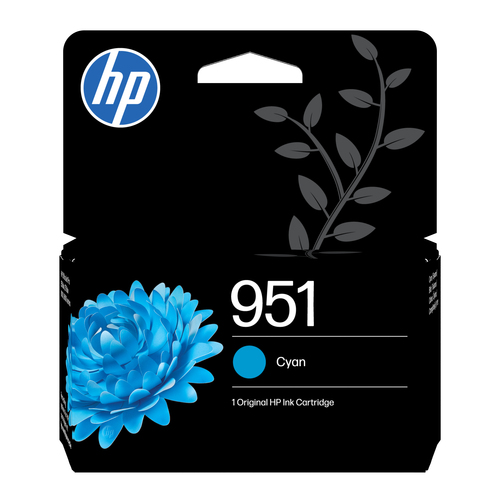 Картридж HP 951 CN050AE, голубой, пигментные чернила, 8.5 мл