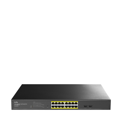 Коммутатор Cudy GS1016EPS2, 16×1GbE PoE+ 200 Вт, 2×SFP, управляемый