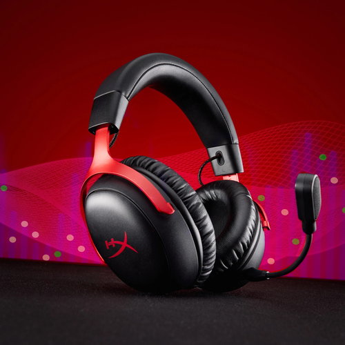 Гарнитура HyperX Cloud III S Wireless AX6G1AA, беспроводная, Bluetooth, белая