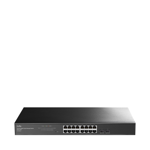 Коммутатор Cudy GS1016ES2, 16×1GbE + 2×SFP, L2 Light Managed