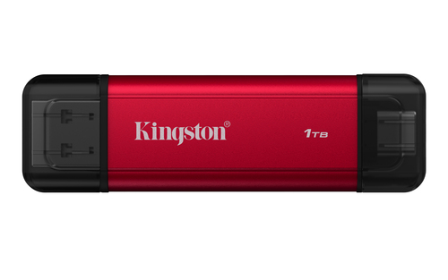 Внешний SSD Kingston Dual Portable SPSD/1TB, 1 ТБ, USB-C/USB-A, USB 3.2 Gen 2