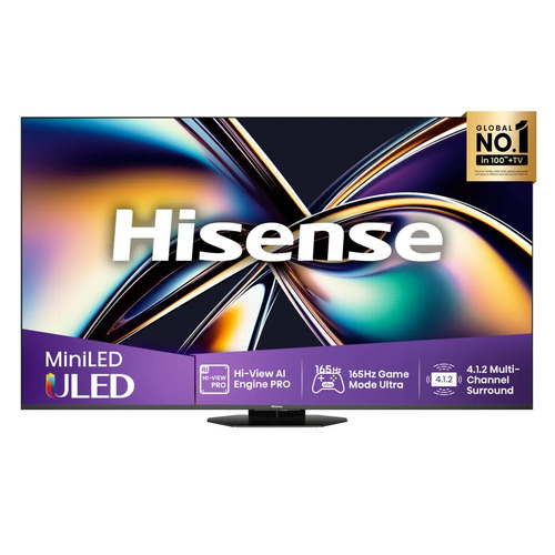 Телевизор Hisense 55U8Q, 55" Mini LED, Ultra HD, 165Hz, Smart TV