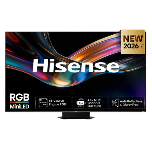 Телевизор Hisense 75UR9S, 75", RGB Mini LED, 4K UHD, Smart TV