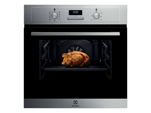 Духовой шкаф Electrolux EOF3H50BX, встраиваемый, 65 л, 8 режимов, нержавеющая сталь