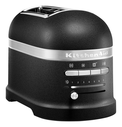 Тостер KitchenAid 5KMT2204EBK Artisan, 2 слота, 1250 Вт, чёрный