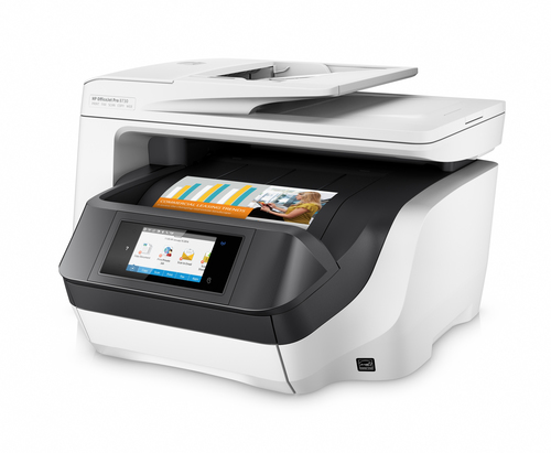 МФУ струйный HP OfficeJet Pro 8730 e-AiO (D9L20A) A4 Duplex WiFi USB RJ-45 белый D9L20A