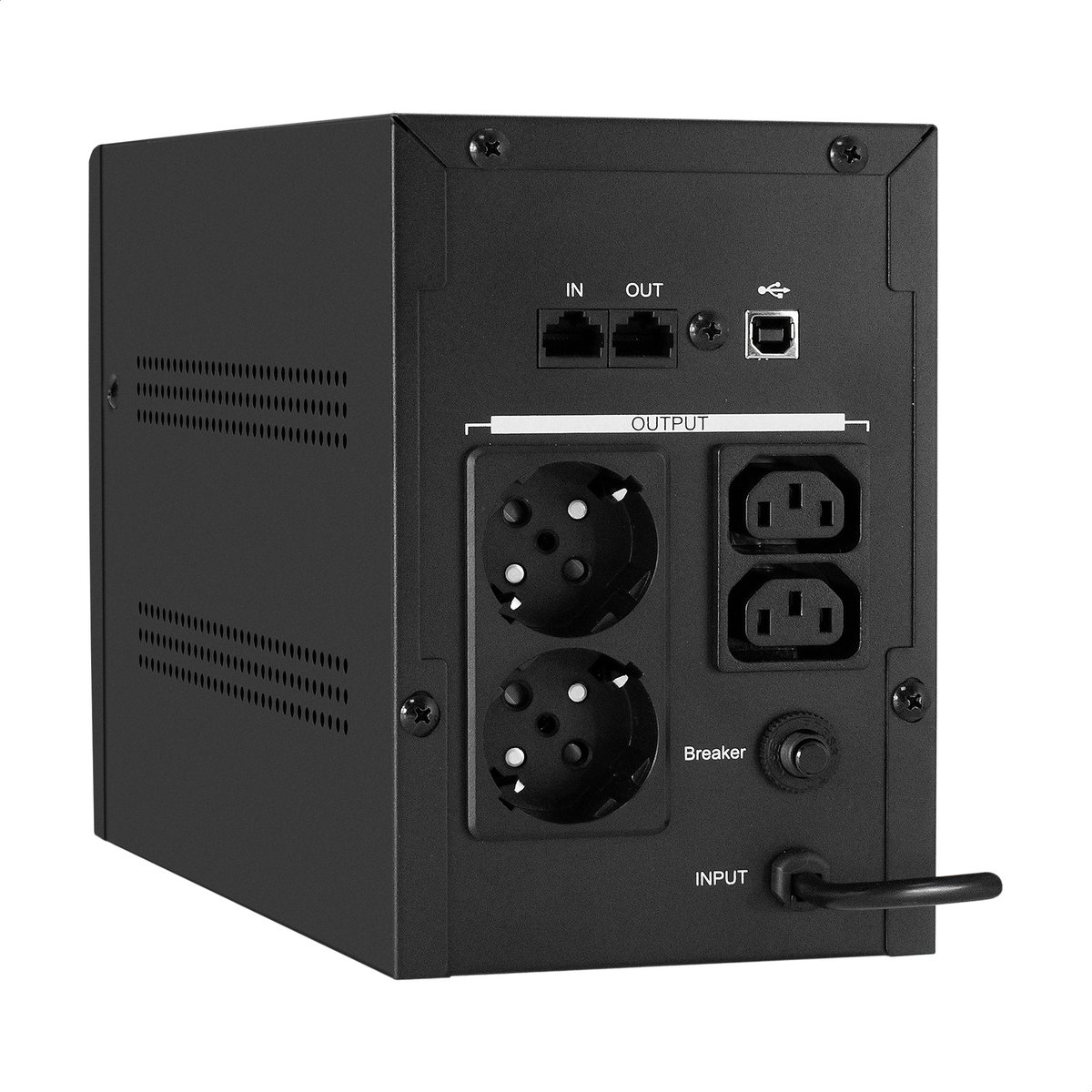 ИБП Exegate EX292607RUS, 2000ВА/1200Вт, AVR, 2×Schuko+2×C13, USB