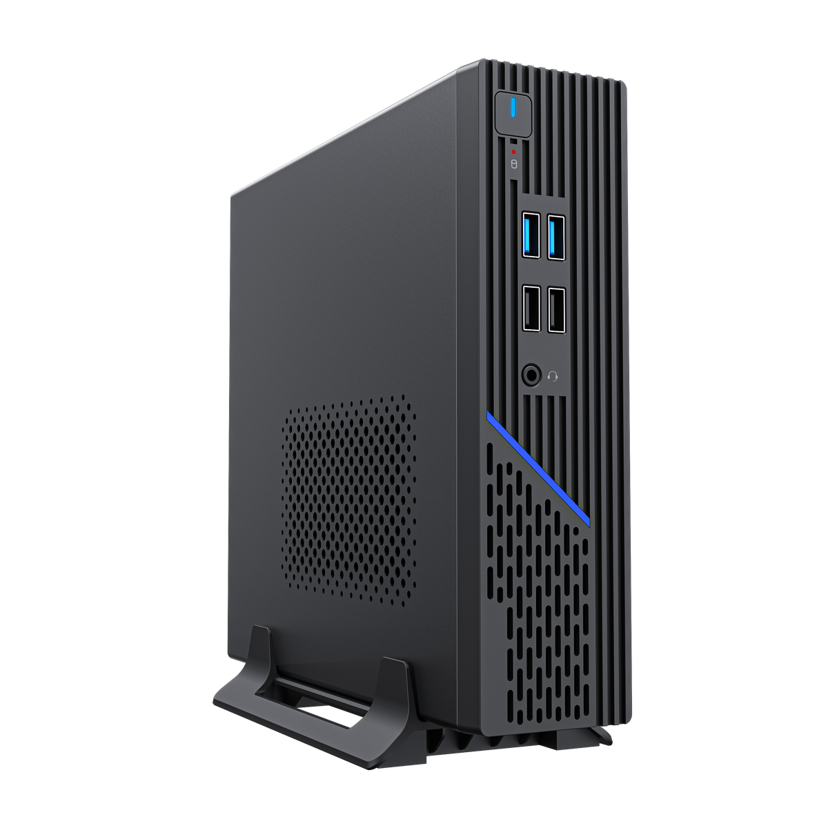 Корпус Foxline FL-109-AD120-DC, Mini-ITX, БП 120 Вт, 2×USB 3.0, VESA