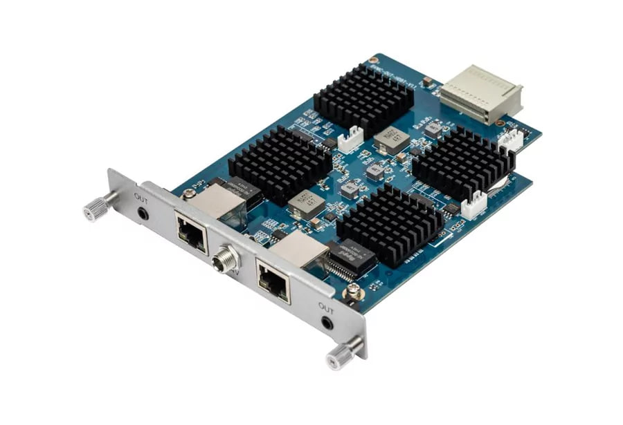 Выходная карта Intrend ITMCO-HDBT2A, 2×HDBaseT, 4K 3840×2160/60, деэмбеддинг звука