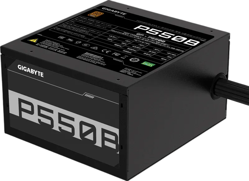 Блок питания Gigabyte GP-P550B, 550W, 80+ Bronze, ATX