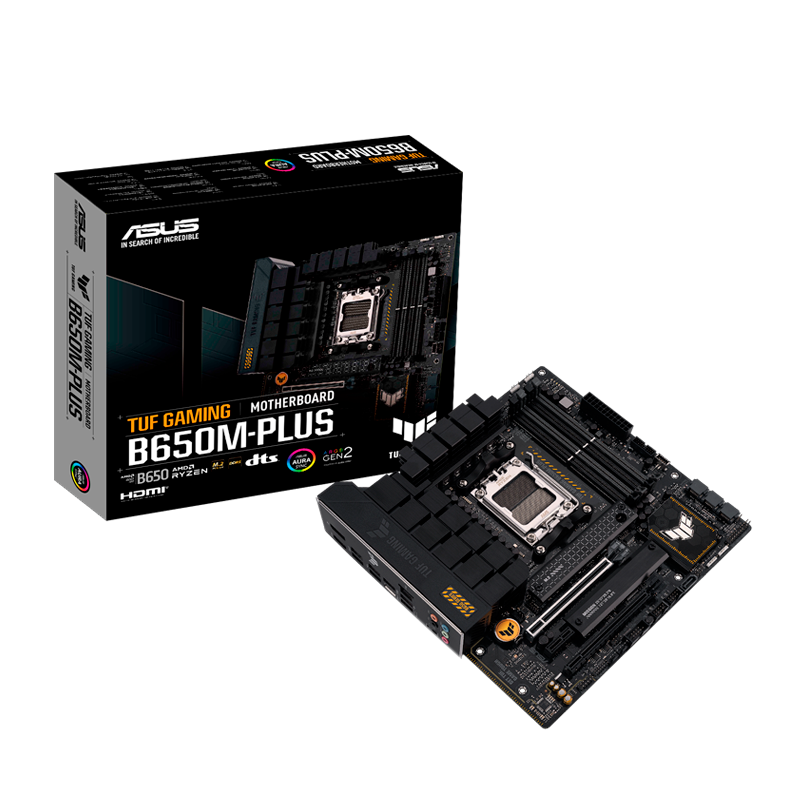 Материнская плата ASUS TUF GAMING B650M-PLUS, Socket AM5, mATX, DDR5