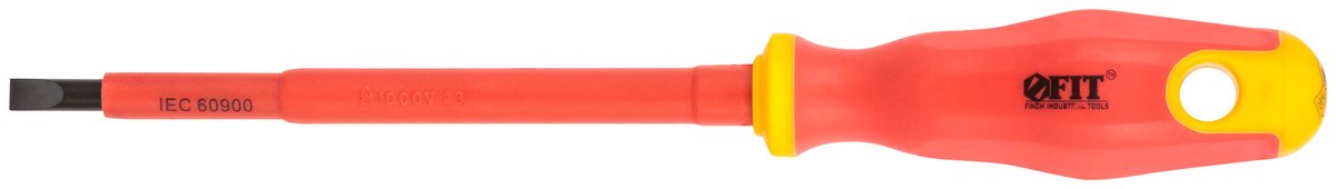 Отвертка изолированная Fit 55898, 1000 В, SL, 5.5×125 мм