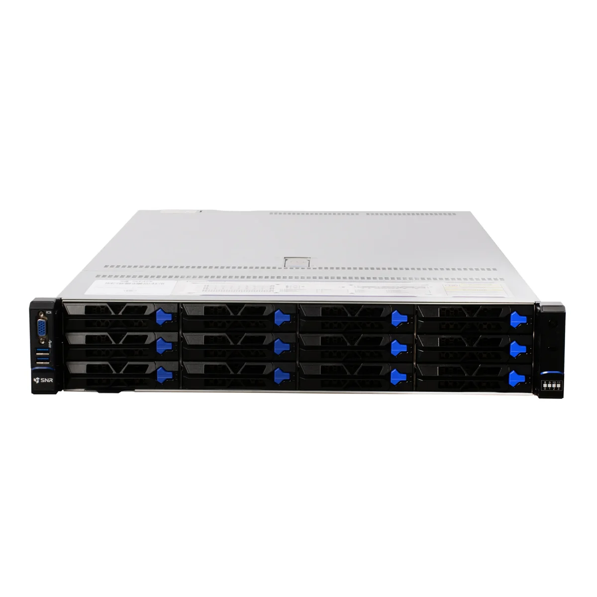 Серверная платформа SNR-SR2412LE, 2U, 2×Socket SP5, 24×DDR5, 12×LFF, 2×1300 Вт