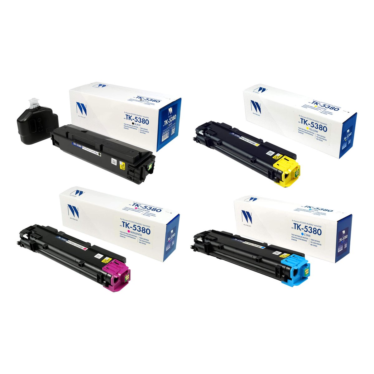 Комплект картриджей NV Print NV-TK-5380CMYK, CMYK