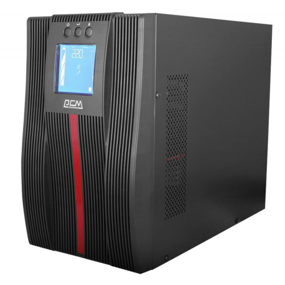 ИБП Powercom MAC-2000, 2000 В·А/2000 Вт, On-Line, Tower, IEC