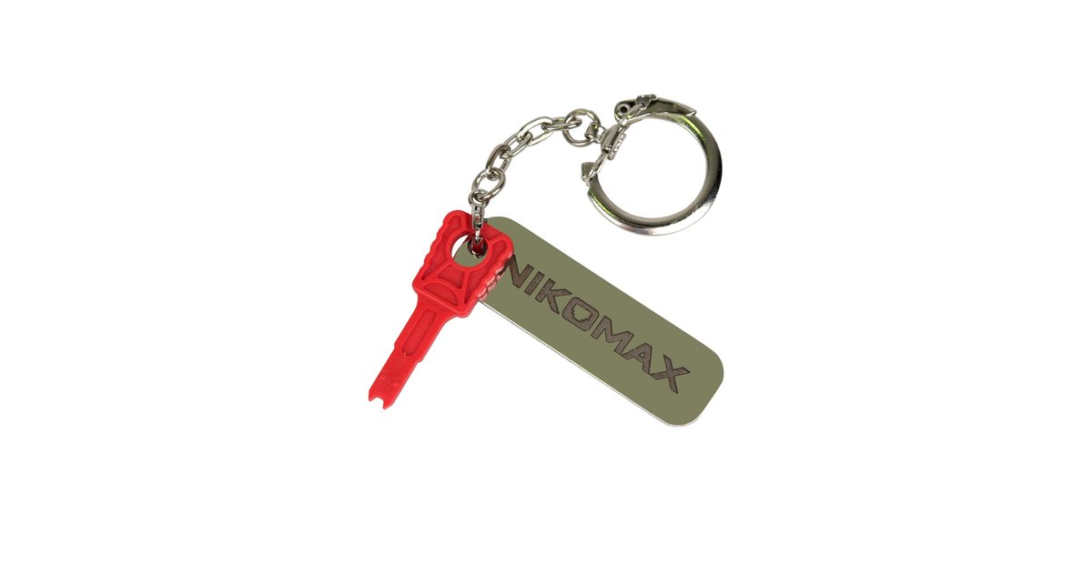 Ключ для патч-кордов NIKOMAX NMC-RJ-KEY-KC-RD, красный
