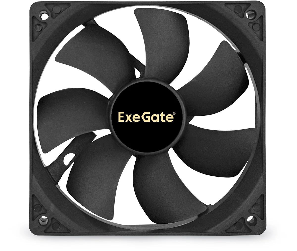 Вентилятор ExeGate EX12025B4P-PWM, 120x120x25 мм, 12 В, 4-pin PWM, 1500 об/мин