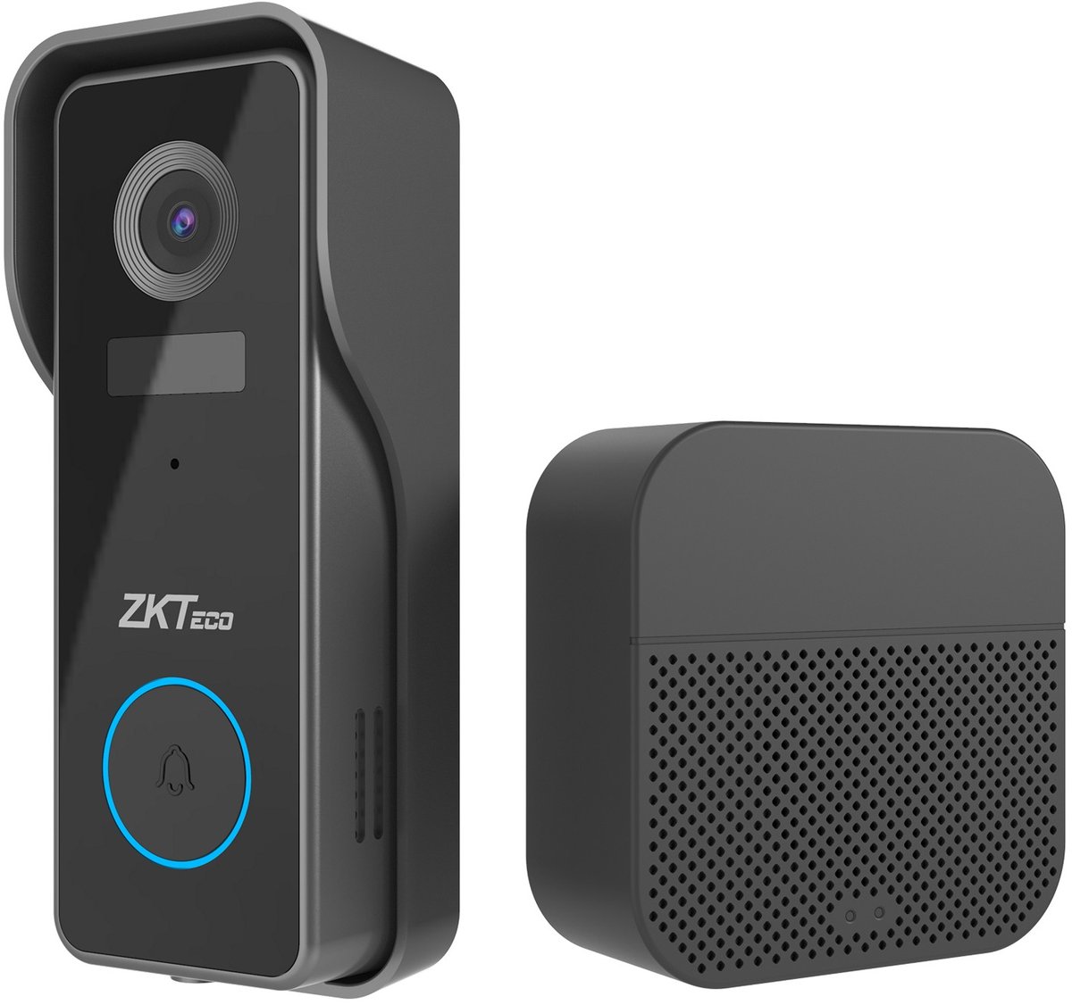 Вызывной звонок ZKTeco D0BPA, 2Mpx, Wi-Fi 2.4GHz, 4500mAh