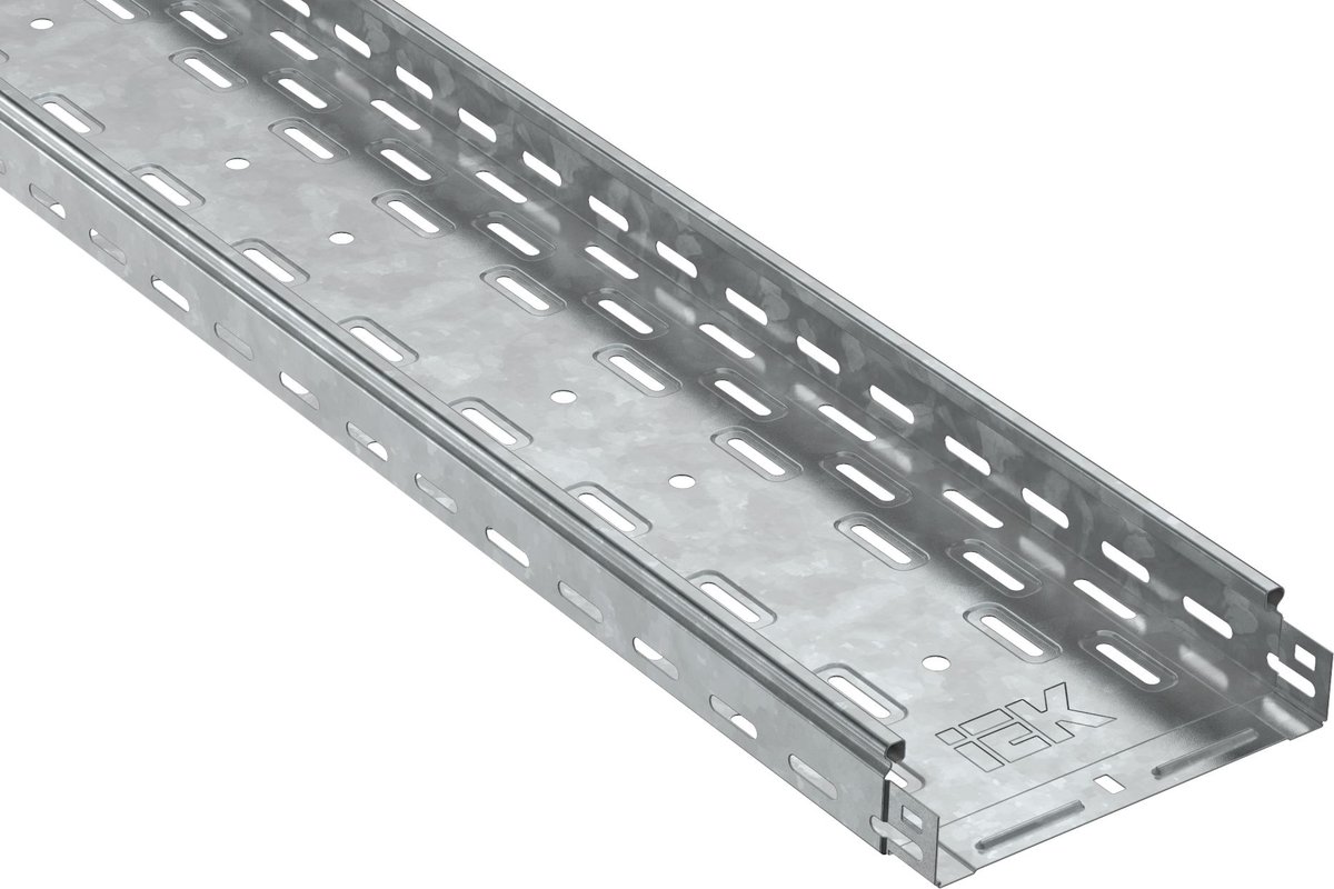 Лоток перфорированный IEK CLP10-050-200-100-3-M-HDZ, 50х200х3000, 1,0мм